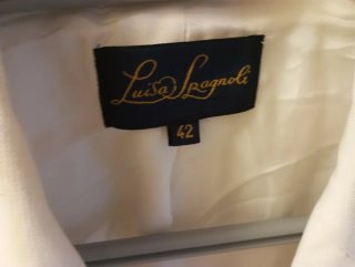 Giacca Luisa Spagnoli bianca taglia 42