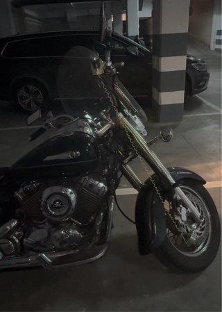 Moto Yamaha drag star class 650