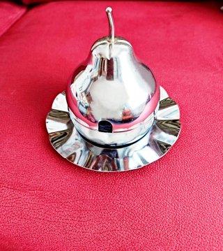 Azucarero Diseño Cristal y Metal