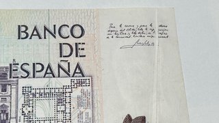 Billete 5.000 Pesetas 1979 RARO ERROR DE IMPRESION