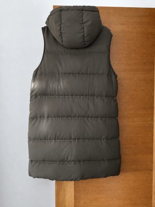 Chaleco talla M acolchado Zara verde militar