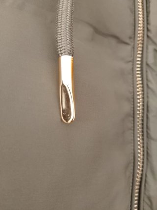 Chaleco talla M acolchado Zara verde militar