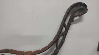 Patas de forja para banco de jardín