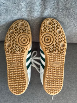 Adidas Samba Talla 43.5 Verde/Blanco