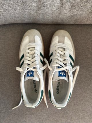 Adidas Samba Talla 43.5 Verde/Blanco