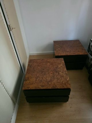 Estructura Cama + Mesitas + Cómoda