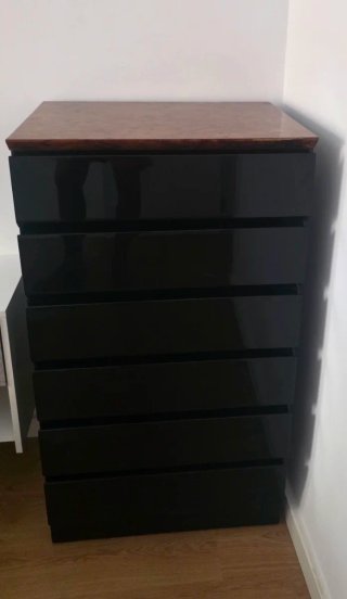 Estructura Cama + Mesitas + Cómoda