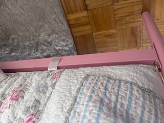 Cama forja rosa vintage
