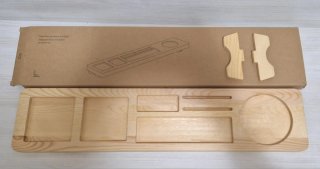 Organizador de escritorio de madera "Muy Mucho"