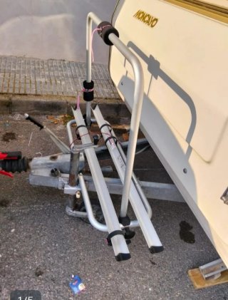 Portabicicletas para caravana/remolque