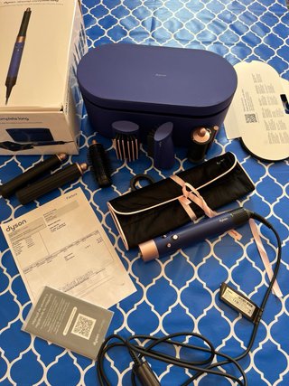 Dyson Airwrap Complete Long Azul con Estuche viaje