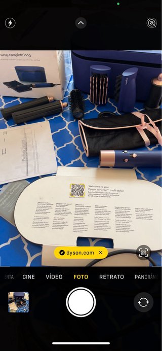 Dyson Airwrap Complete Long Azul con Estuche viaje