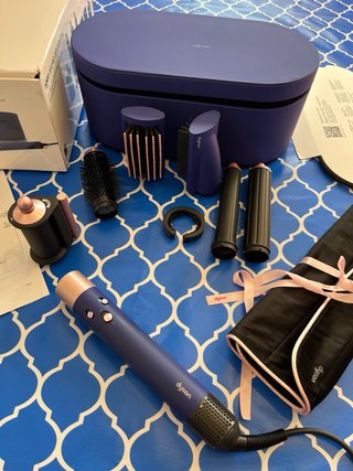 Dyson Airwrap Complete Long Azul con Estuche viaje