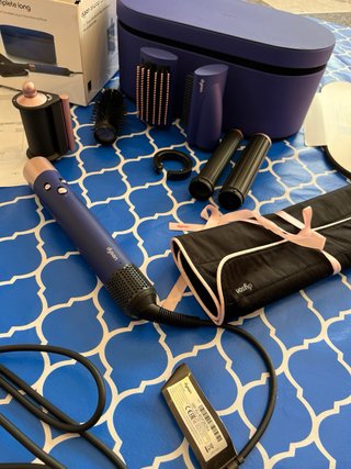 Dyson Airwrap Complete Long Azul con Estuche viaje
