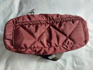 Bolso bandolera nylon granate Paco Martínez