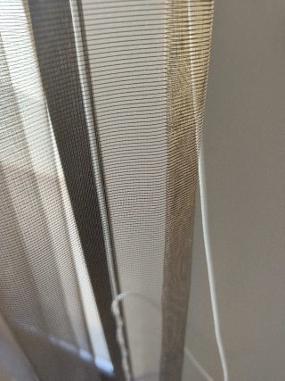Cortinas doradas de tul