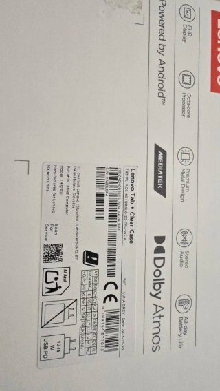 Lenovo Tab TB311FU + Funda Transparente Nueva