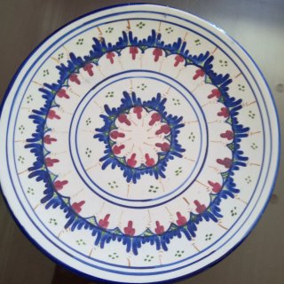 Plato de cerámica tradicional Granada