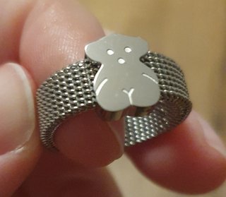 Anillo Tous Oso Plata Talla 7