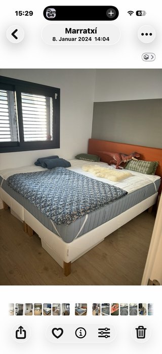 Cama 180x200 cm con cabecero IKEA
