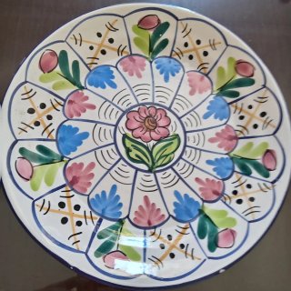 Plato Cerámica Artesanía Talavera