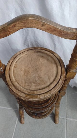 Antigua Camarera Madera 3 Niveles