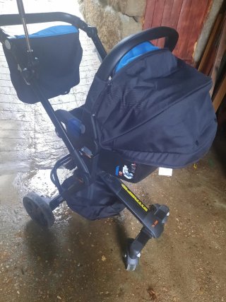 Carrito Bebé Nurse + Maxicosi Azul