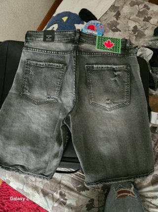 DSQUARED2 Pantalones Cortos Vaqueros Negros