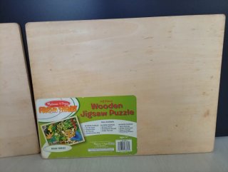 Lote 2 Puzzles Madera y mini juego de bolos