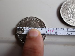 Lote de 2 Monedas de 5 Pesetas 1949 Franco