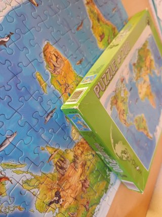 Puzzle Mundo 200 piezas World-line