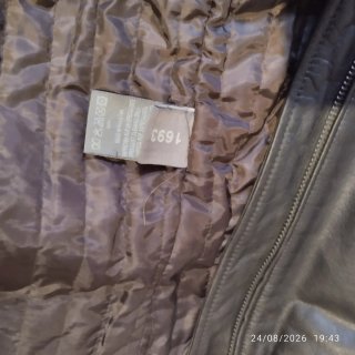Cazadora de cuero marrón Talla XL