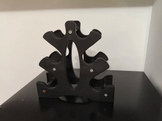 Soporte para Mancuernas Negro