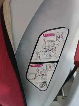 Silla de coche Chicco roja