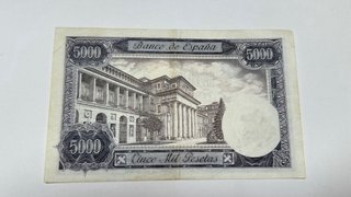 Billete 5000 Pesetas 1976 - ERROR IMPRENTA TINTA