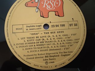 Bee Gees - Idea LP Vinilo