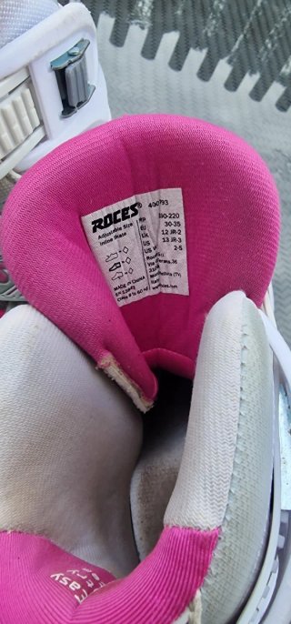 Patines en línea Roces para niña con bolsa