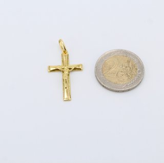 Cruz de oro de 18k. Peso: 2.48 gr.