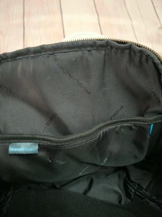 Mochila Piel Piquadro Negra Poco Uso