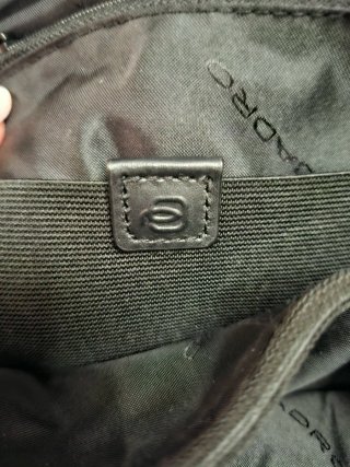 Mochila Piel Piquadro Negra Poco Uso