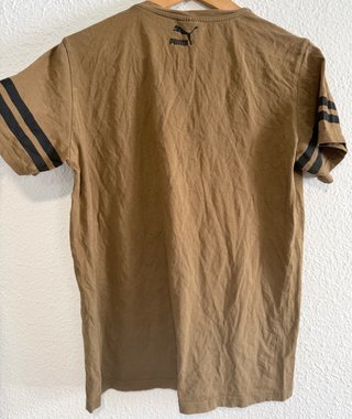 Camiseta Puma Verde Oliva y Negro Talla M
