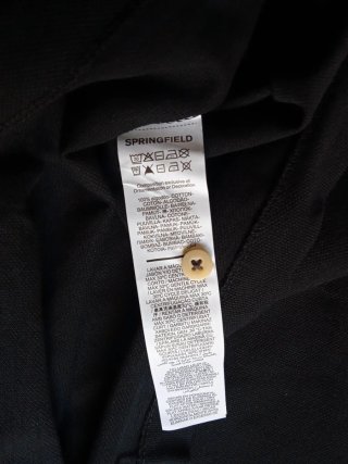 Polo negro Hombre Talla M