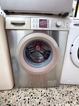 Nevera 200cm, Lavadora 8kg, Secadora 8kg inox