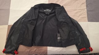 Chaqueta Moto Alpinestars Negra/Blanca