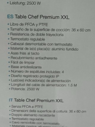 Plancha Eléctrica Princess XL Nueva