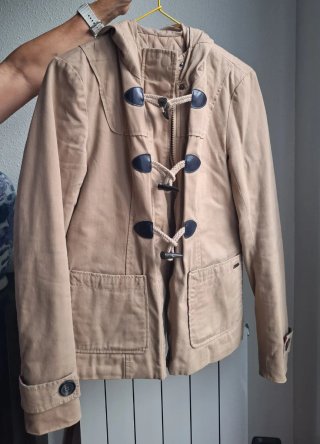Parka/Trenca Stradivarius Beige Talla M