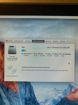 iMac 20 2009 SSD 256GB