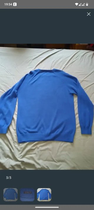 Lote 2 jerseys Primark azul y naranja talla L