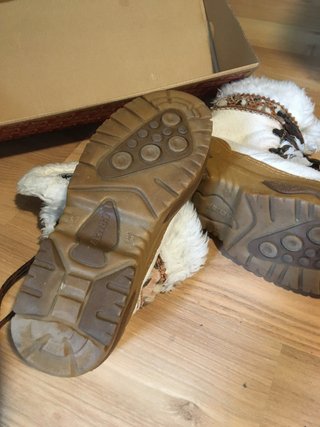 Botas For Feet Blanco/beige Talla 38