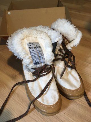Botas For Feet Blanco/beige Talla 38